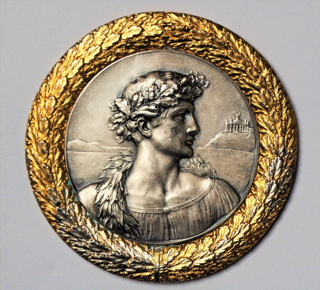 Siegfriedstaffel Gold Medaille Rueckseite